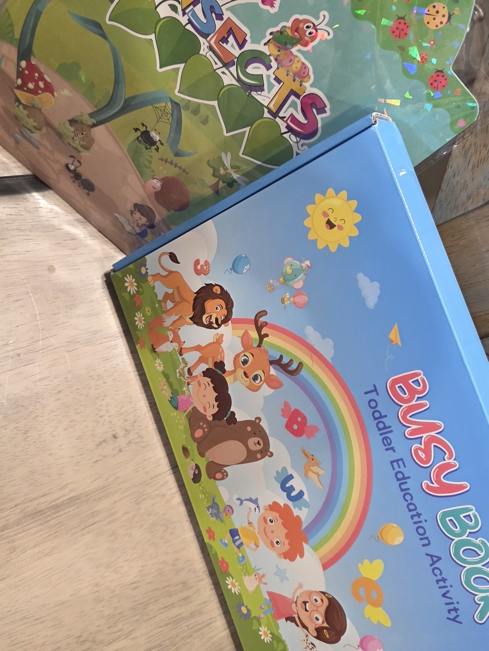 Toddler Education Busy Book And Insect Sticker Book Interactive Learning